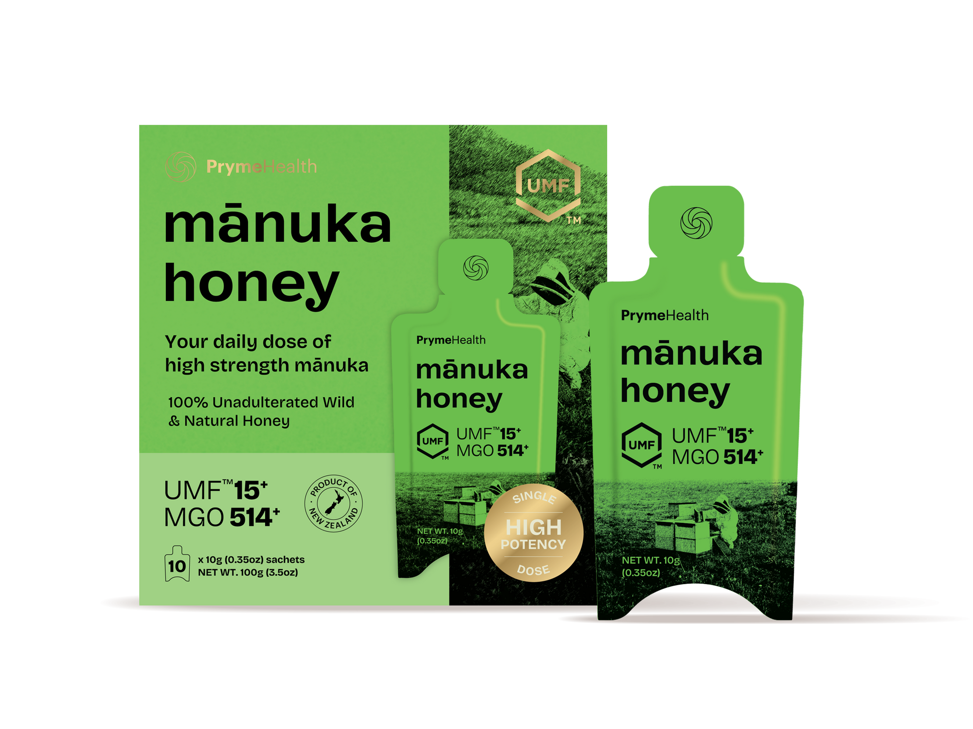 Mānuka Honey UMF 15+ Singles