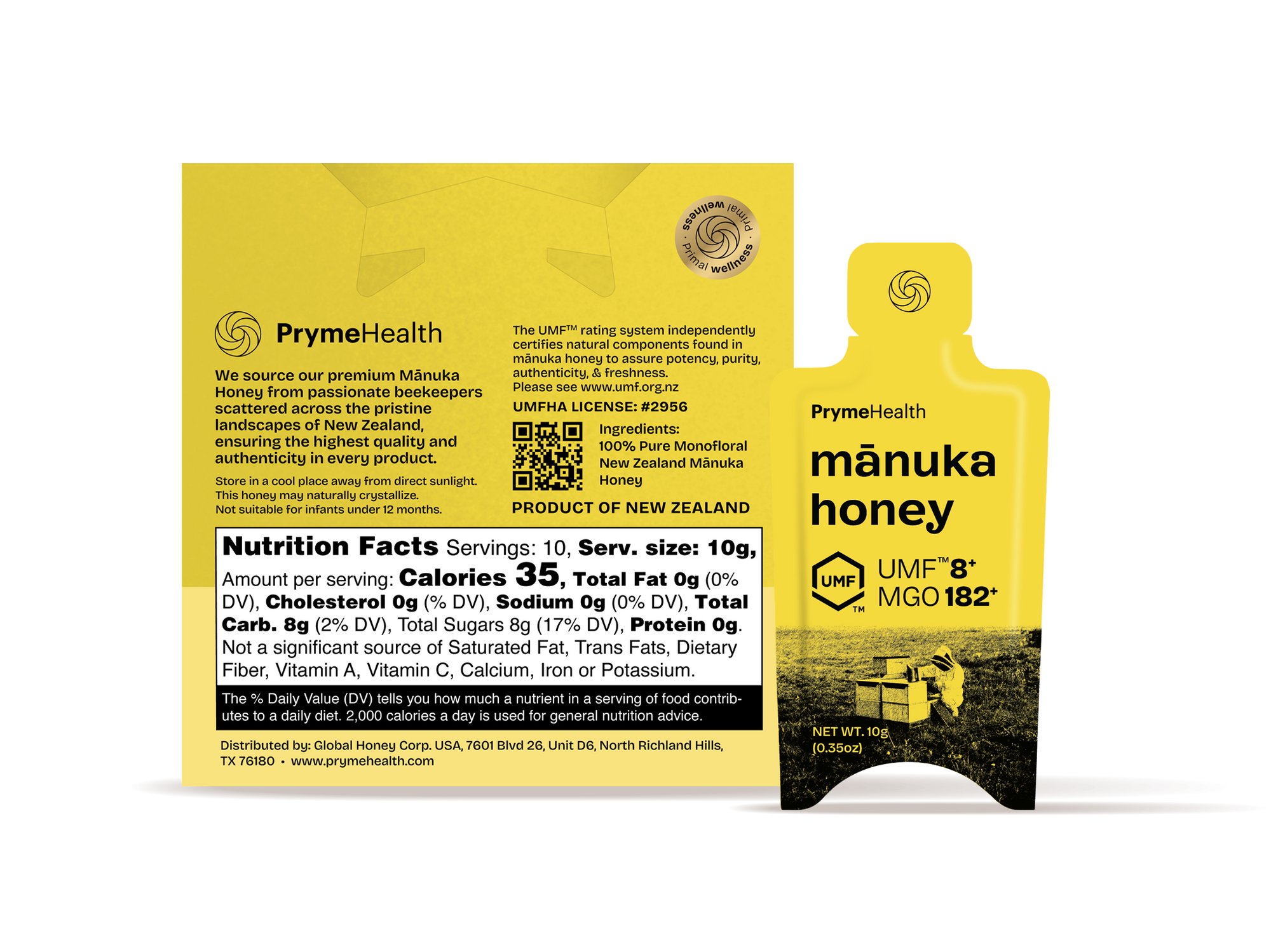 Mānuka Honey UMF 8+ Singles