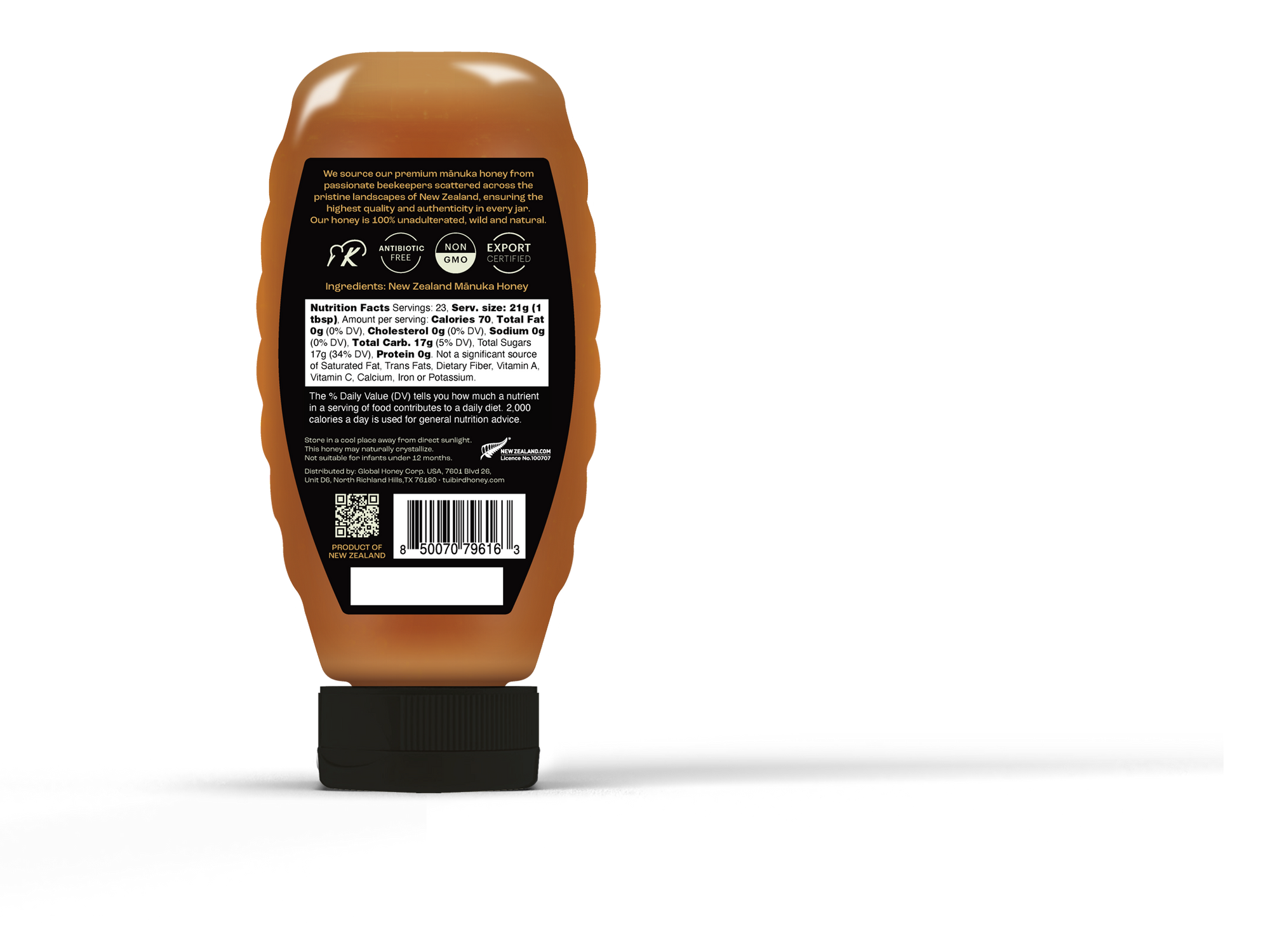 Mānuka Honey MGO 50+ 250g squeeze
